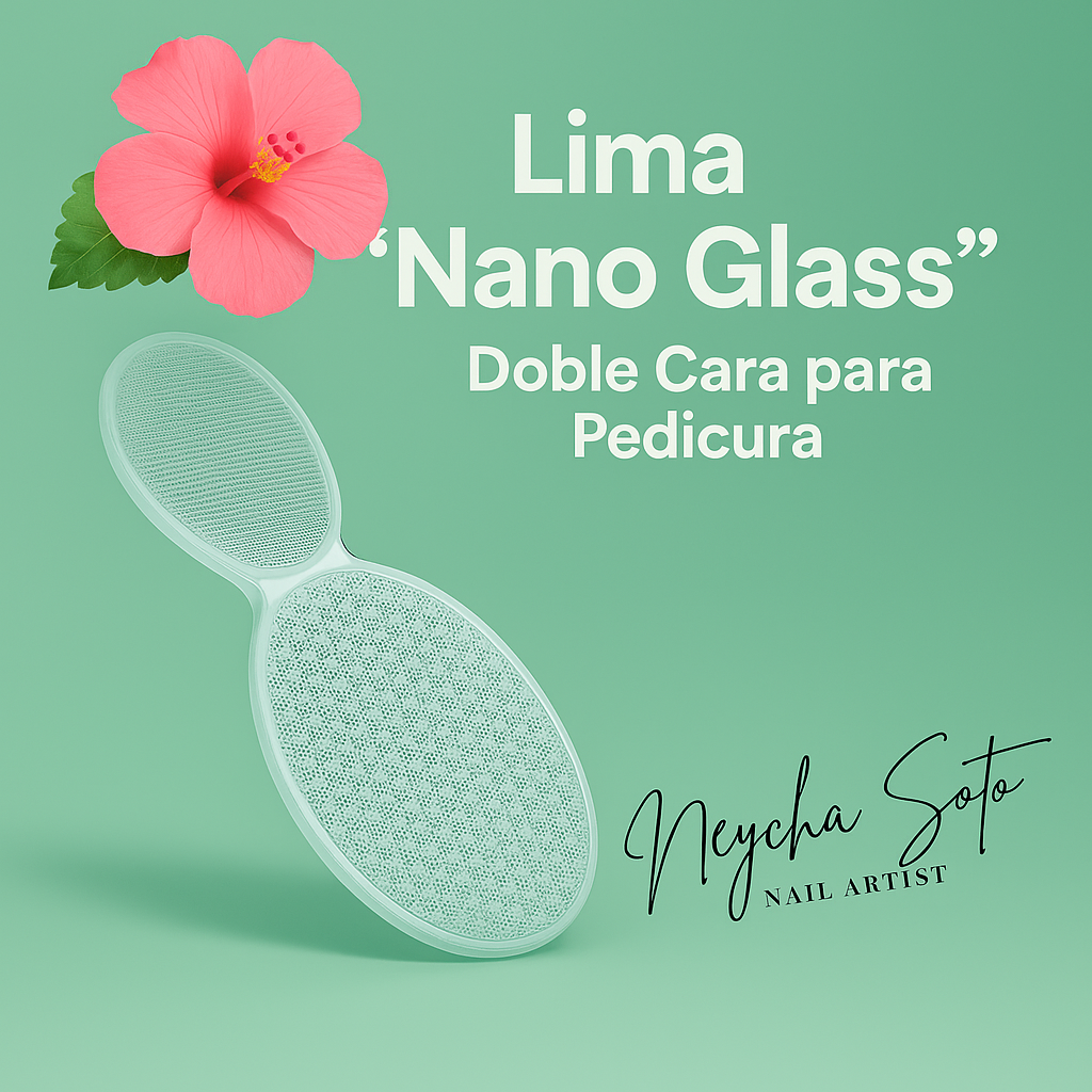 Lima “Nano Glass” – Doble Cara para Pedicura