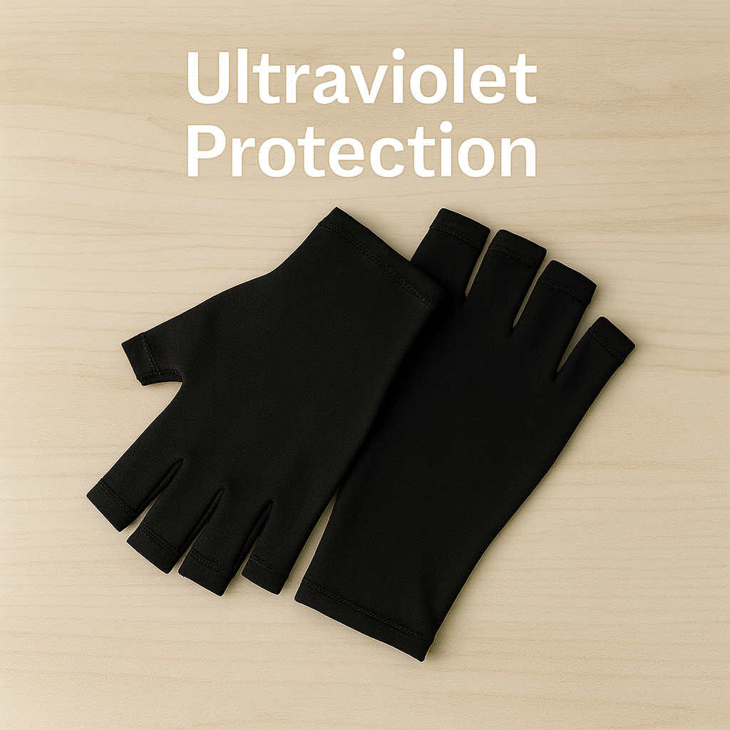 Guantes UV para Manicure – Semidedos